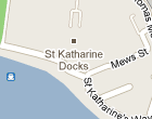 Map of St Katherine Docks, London